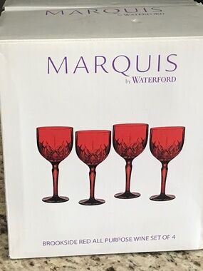 Waterford MARQUIS Red Wine Glasses $60